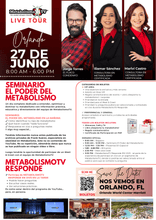 Cargar imagen en el visor de la galería, Event Event SEMINARIO - El Poder del Metabolismo & MetabolismoTV Live - VIP Experience Marriott Orlando World Center