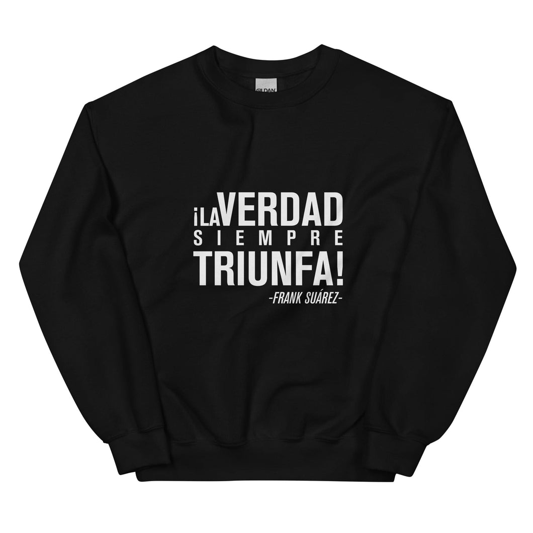 MetabolismoTV Negro / S Sudadera Unisex - ¡La verdad siempre triunfa! - Frank Suárez - Frente